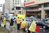 Image for article Les pratiquants du Falun Gong faisant appel pacifiquement pendant la visite au Canada de Wen Jiabao attirent l'attention (Photos)