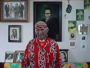Kepala suku Maori Mr. Amato Akarana
