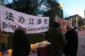法轮功学员抗议中共迫害，呼吁巴伐利亚州和德国政府正视中国人权